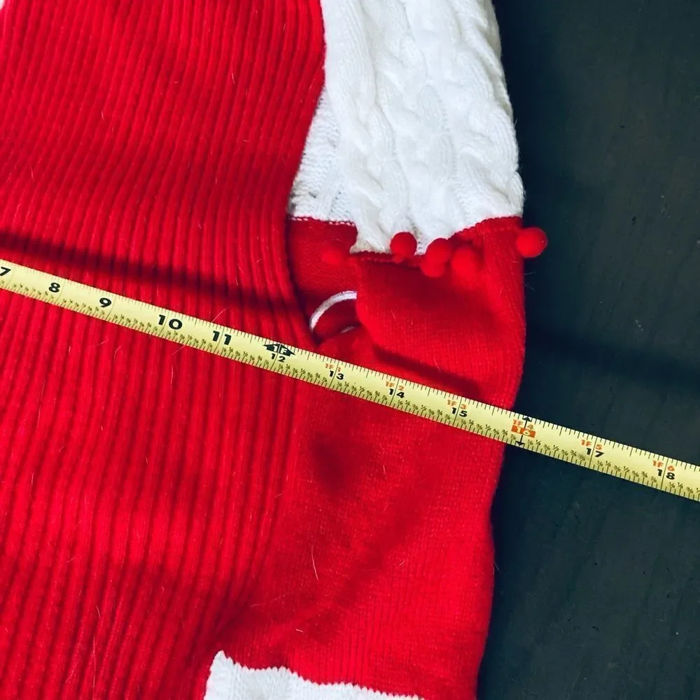 XL Christmas Dog Candy Cane Sweater